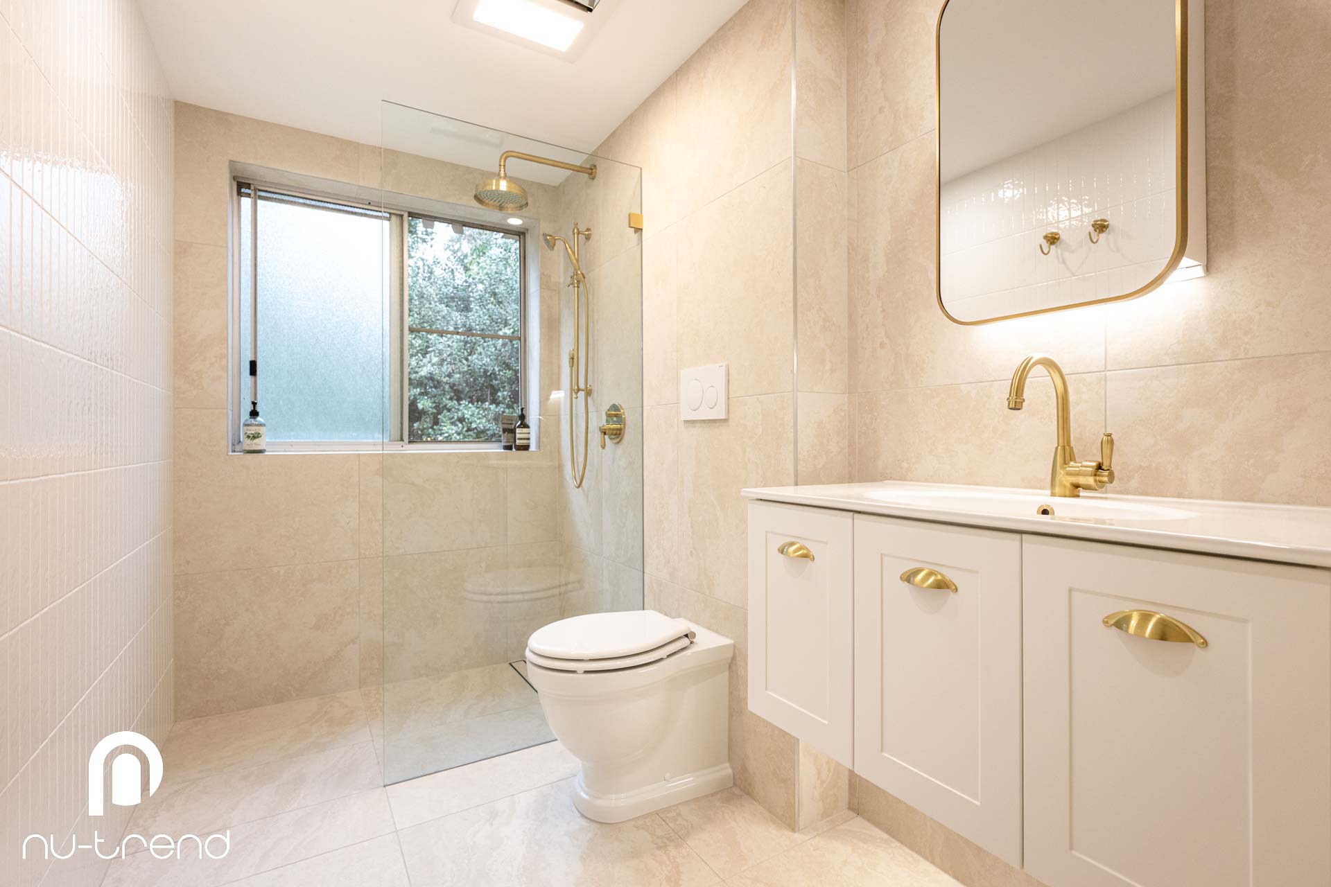 Complete bathroom renovation in Haberfield